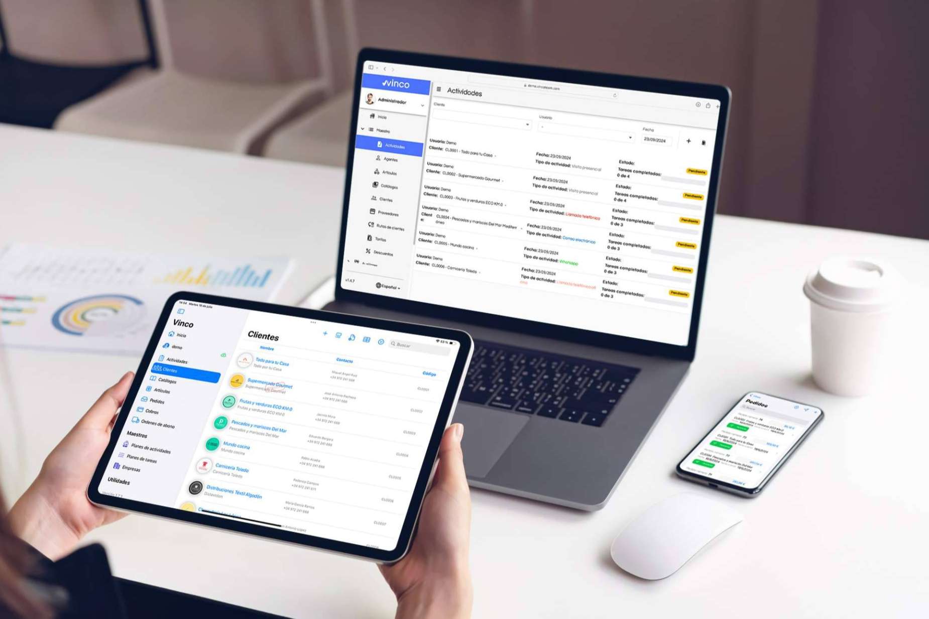 Vinco Team, la plataforma de gestión para equipos comerciales