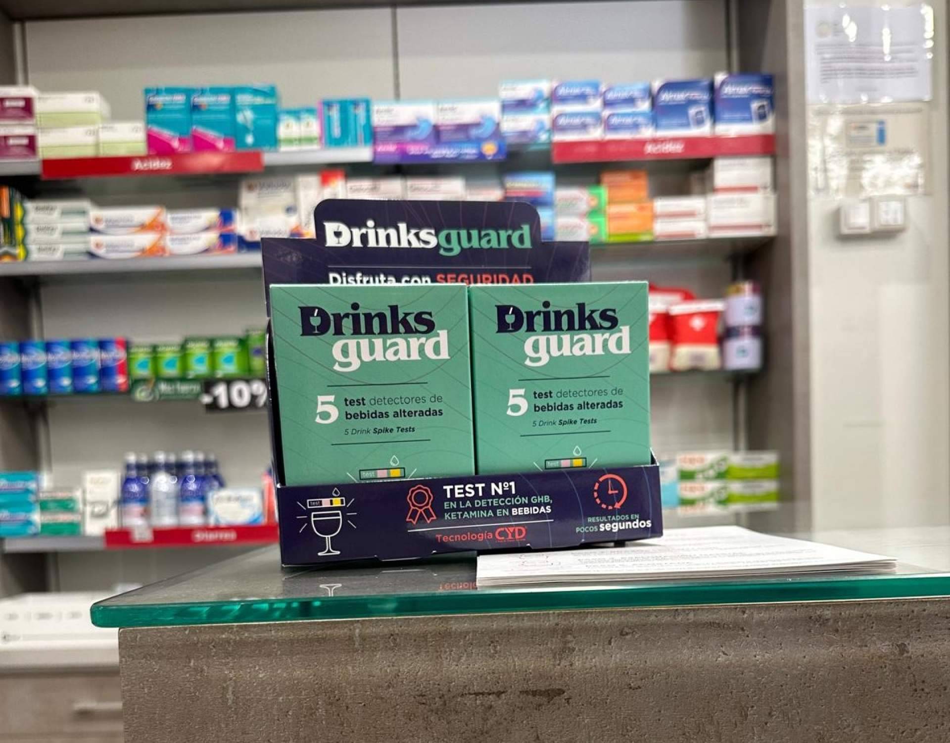 Ya está a la venta Drinks Guard, el innovador test para detectar fácilmente y en segundos bebidas adulteradas