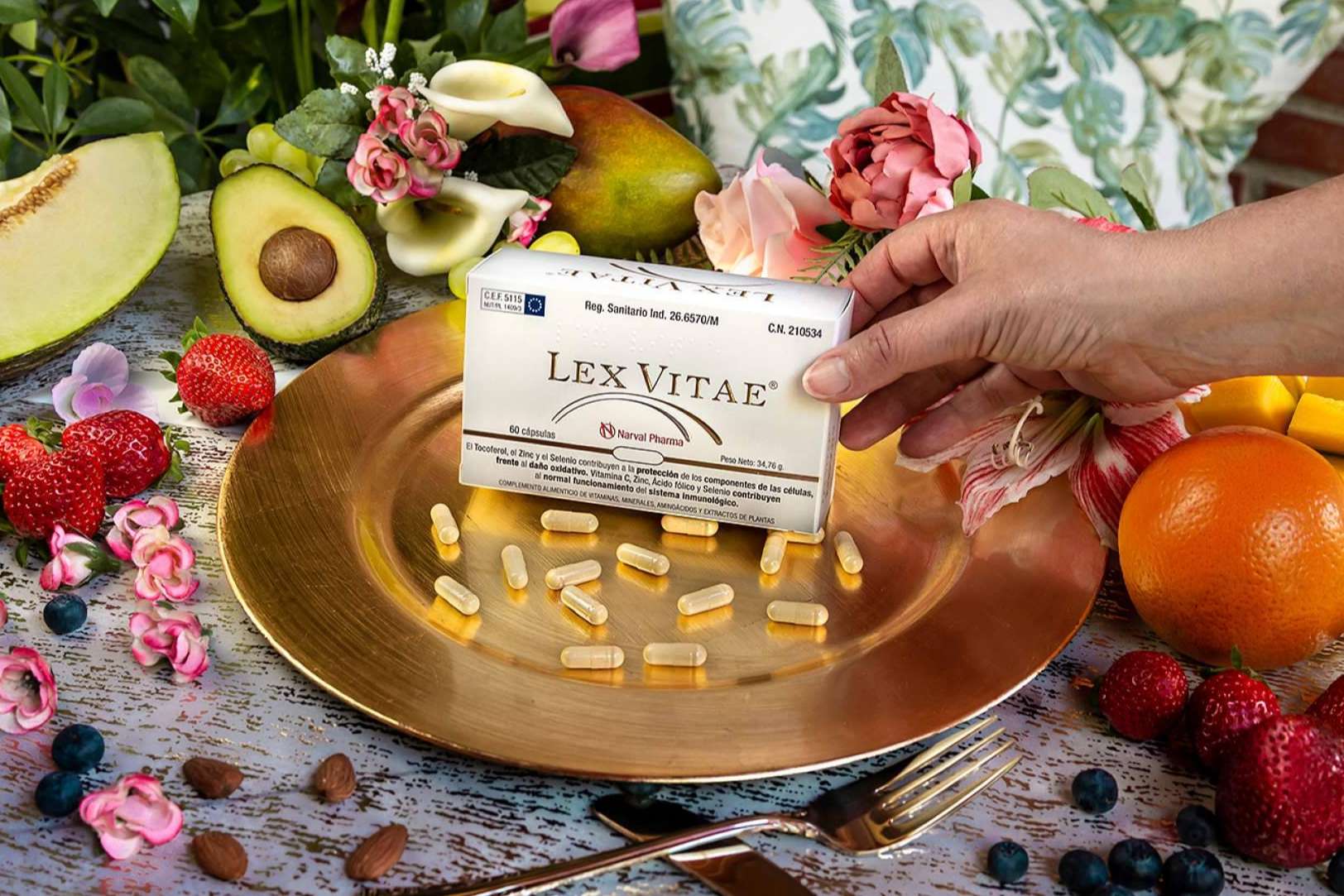 Lex Vitae, antioxidante oral formulado para el rejuvenecimiento celular y el cuidado de la piel