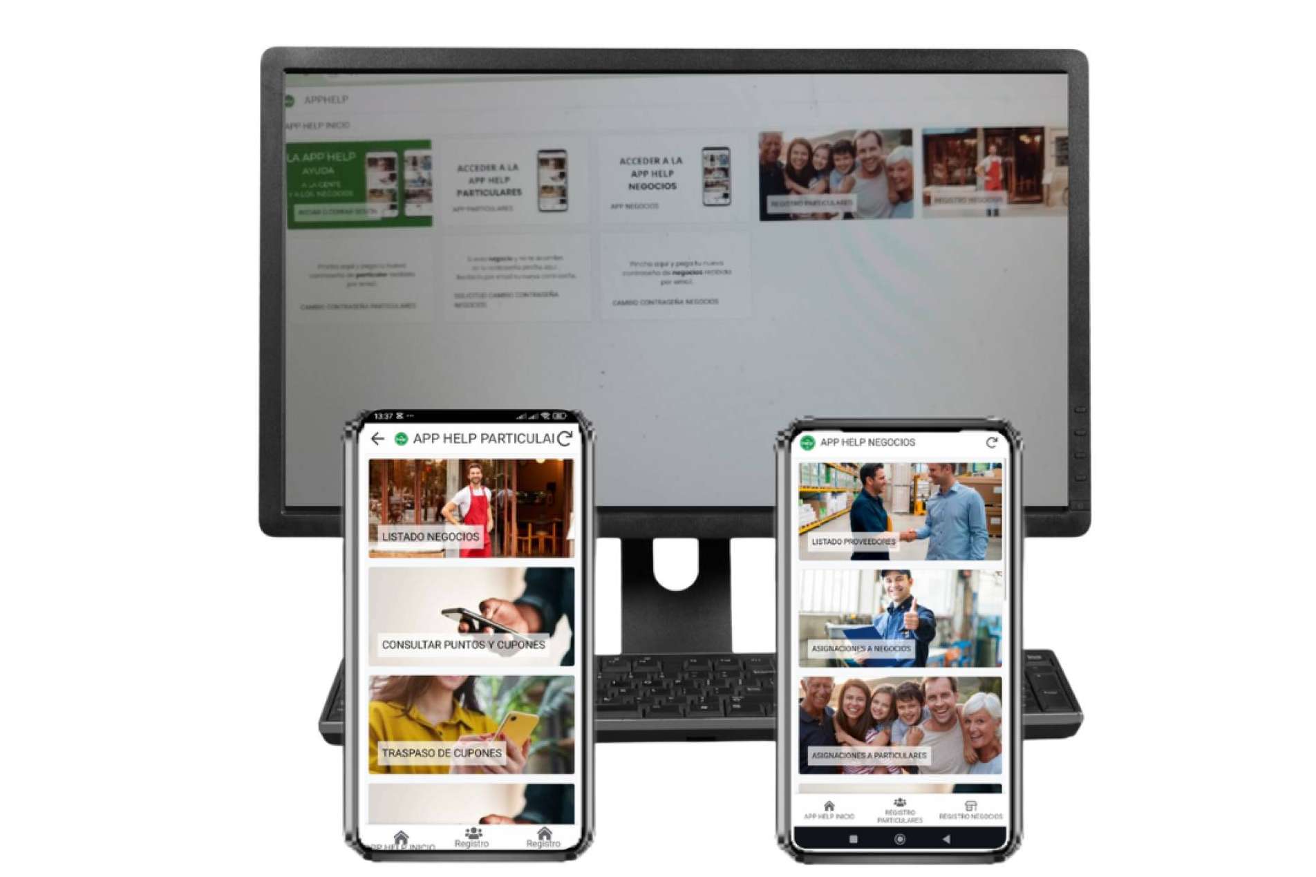 APP HELP potencia a particulares, empresas y negocios adheridos con presencia directa en redes sociales