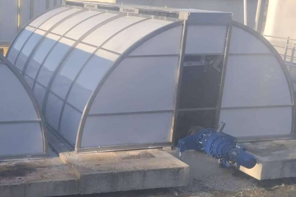 Filtramas revoluciona el mantenimiento de biodiscos con sus nuevas cubiertas de policarbonato