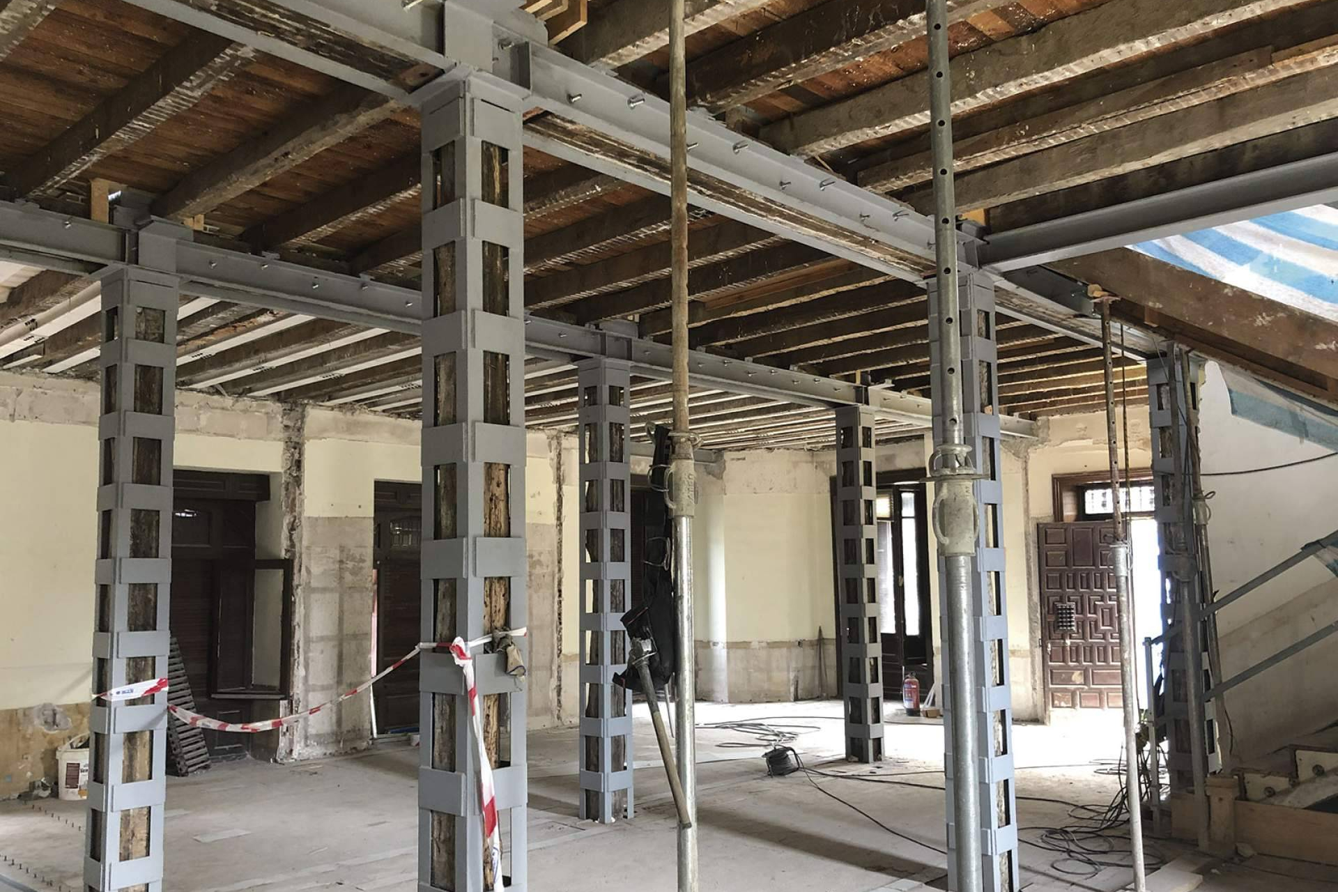 RPM aplica soluciones con estructuras metálicas en intervenciones de refuerzo y mejora estructural