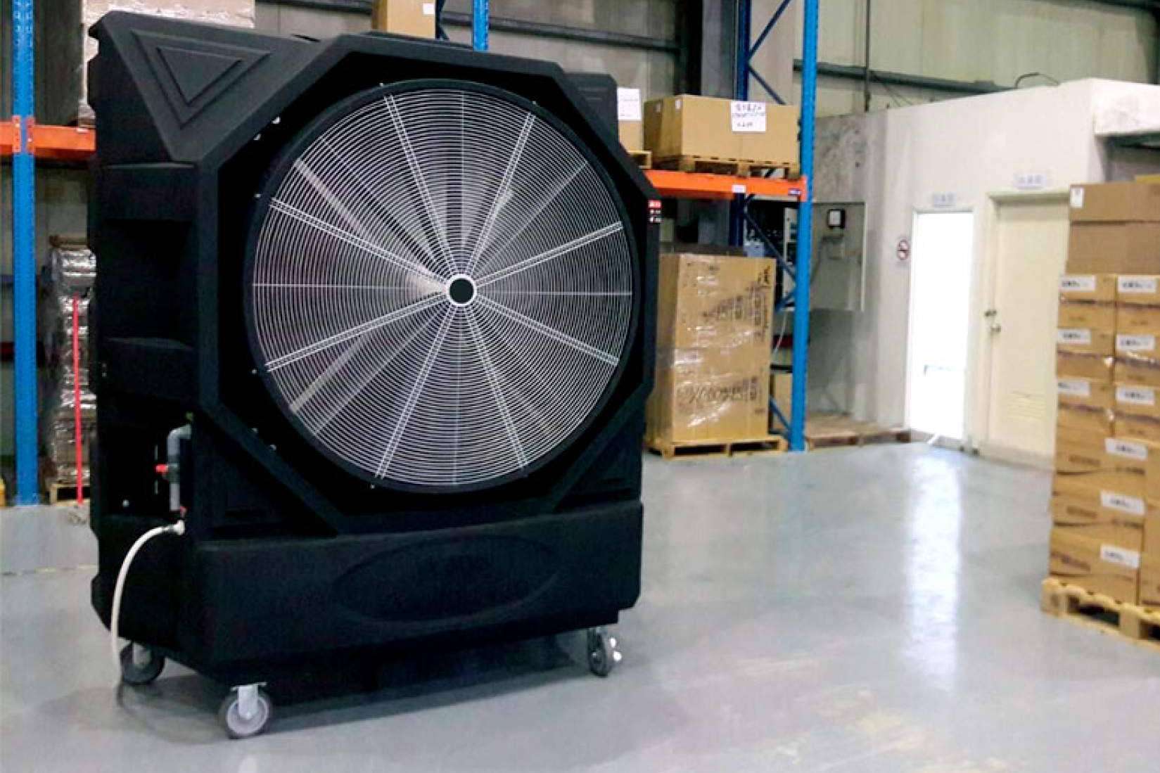 Empresas bajo presión; los climatizadores portátiles se imponen ante el calor extremo