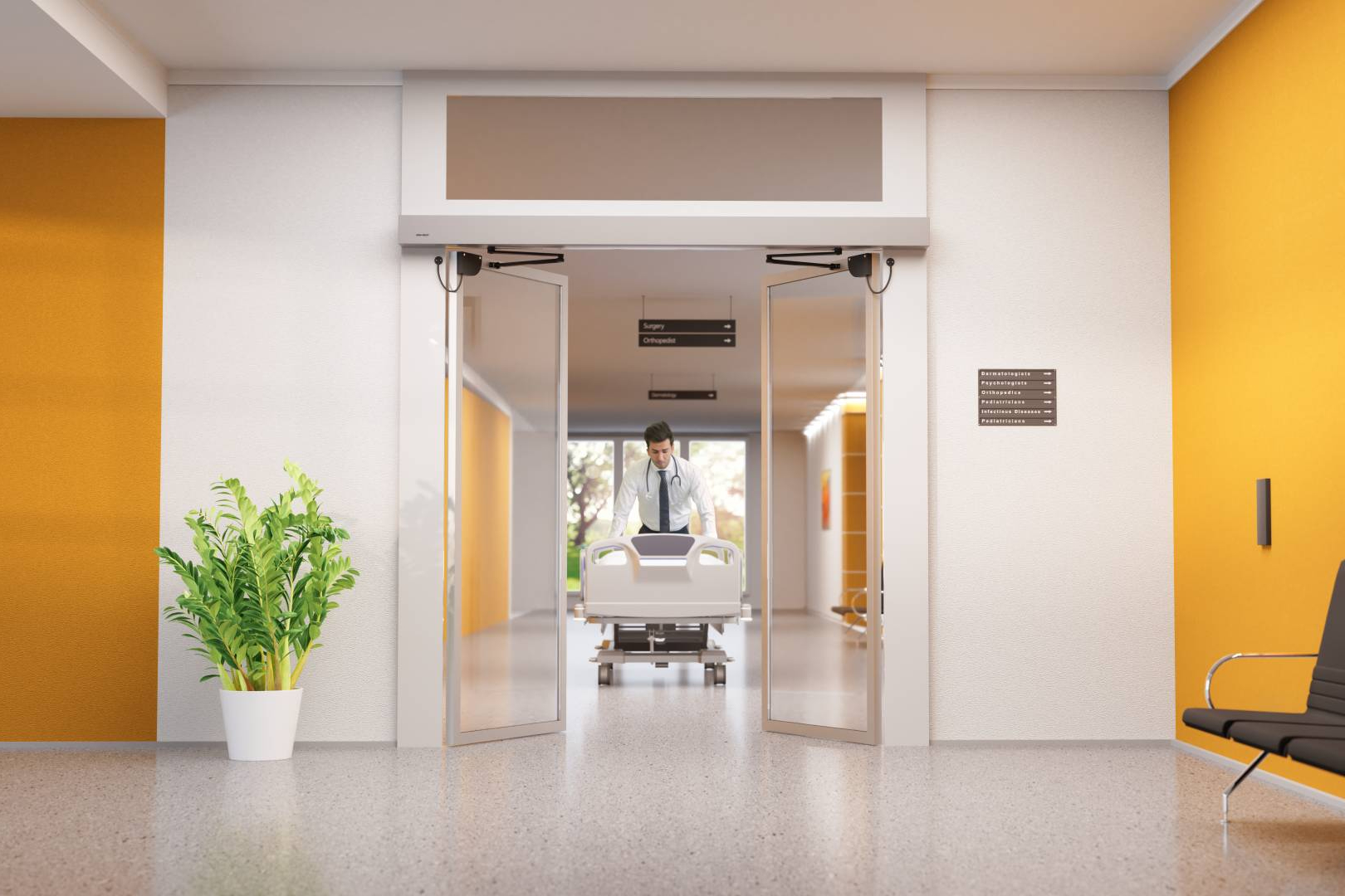 ASSA ABLOY adapta su tecnología de acceso automático a las necesidades del sector hospitalario