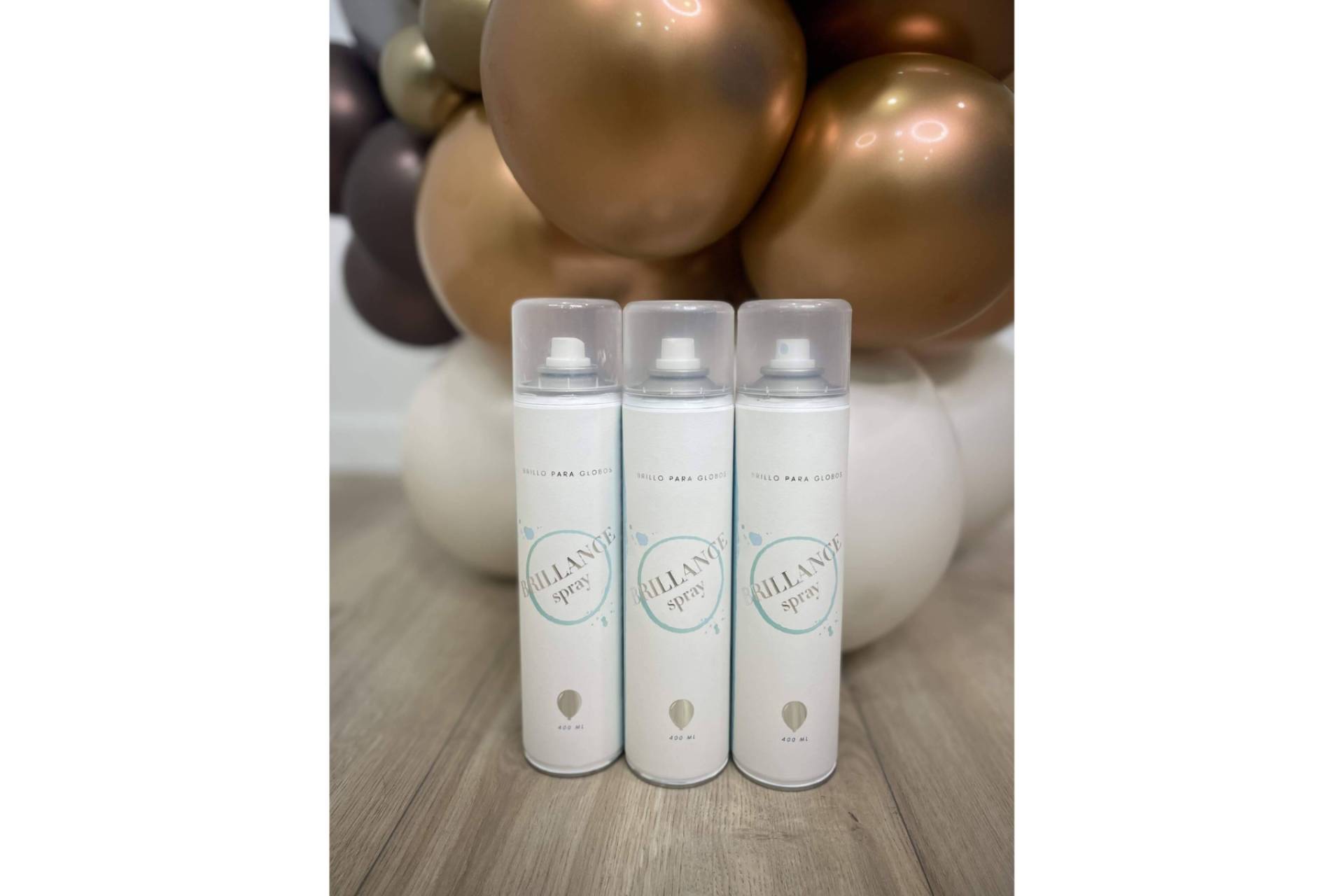 Brillo spray para globos; realce cromático para eventos exigentes y sofisticados