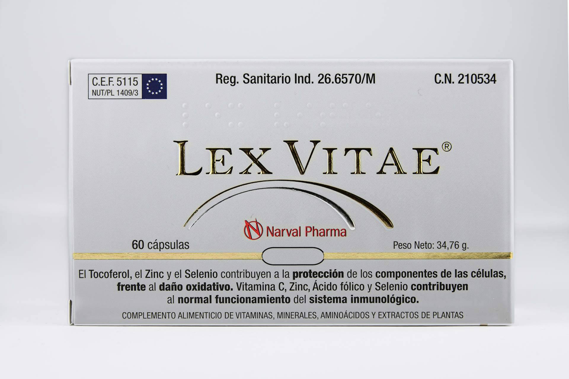 Con Lex Vitae, el cuerpo obtiene antioxidantes esenciales y un refuerzo inmunitario