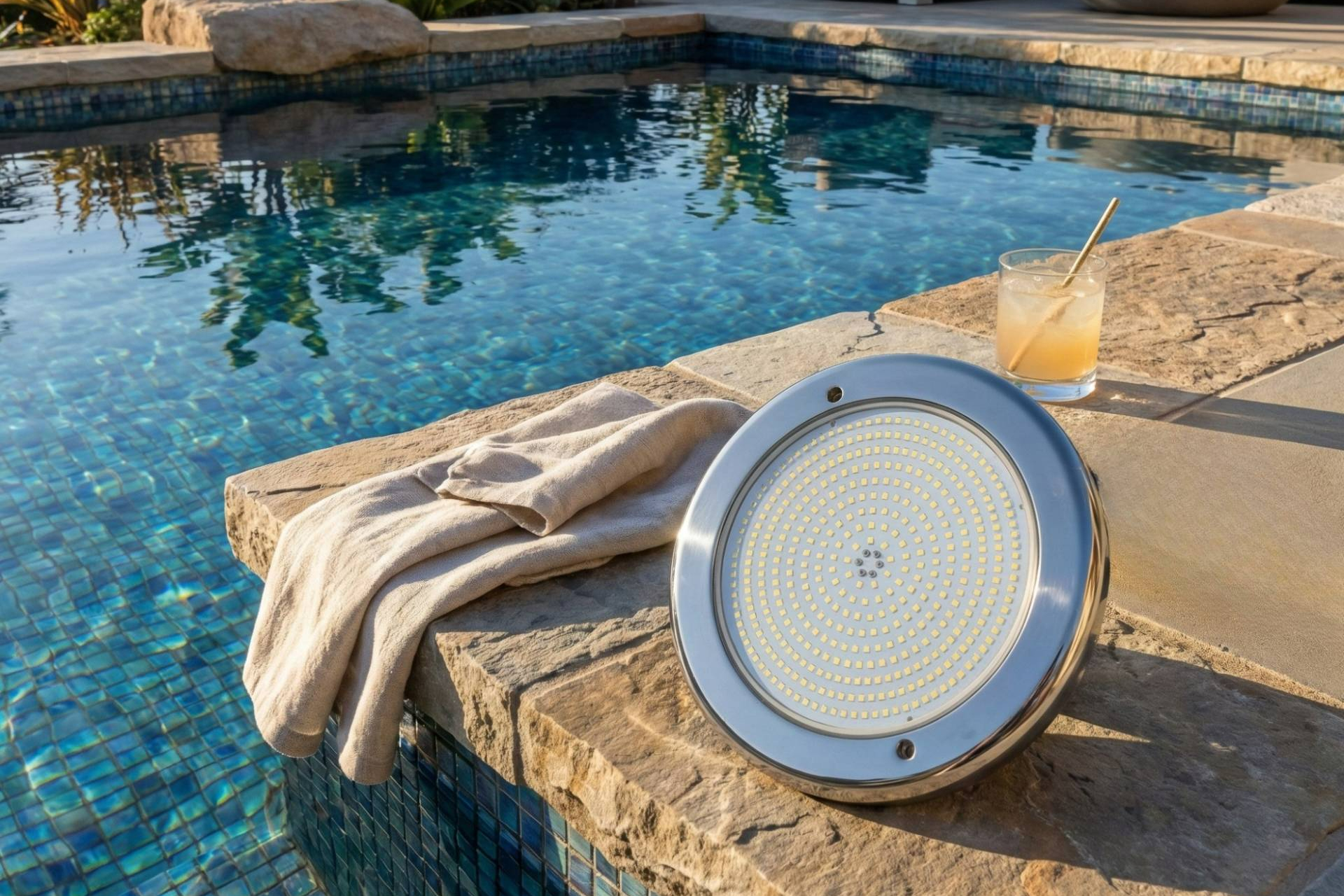 La configuración online de focos para piscinas marca tendencia en el diseño de espacios exteriores
