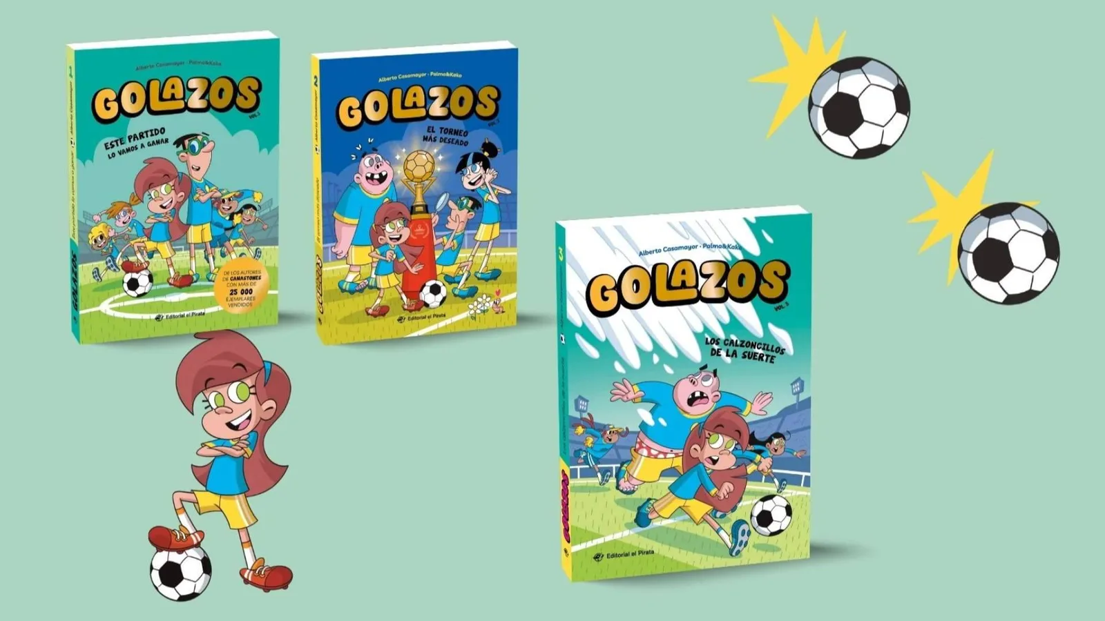 Golazos; la colección infantil para leer el Mundial página a página
